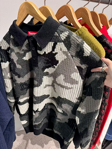 POLO SUPREME 25FW SMALL BOX POLO SWEATER