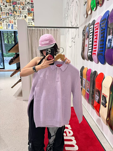 POLO SUPREME 25FW SMALL BOX POLO SWEATER